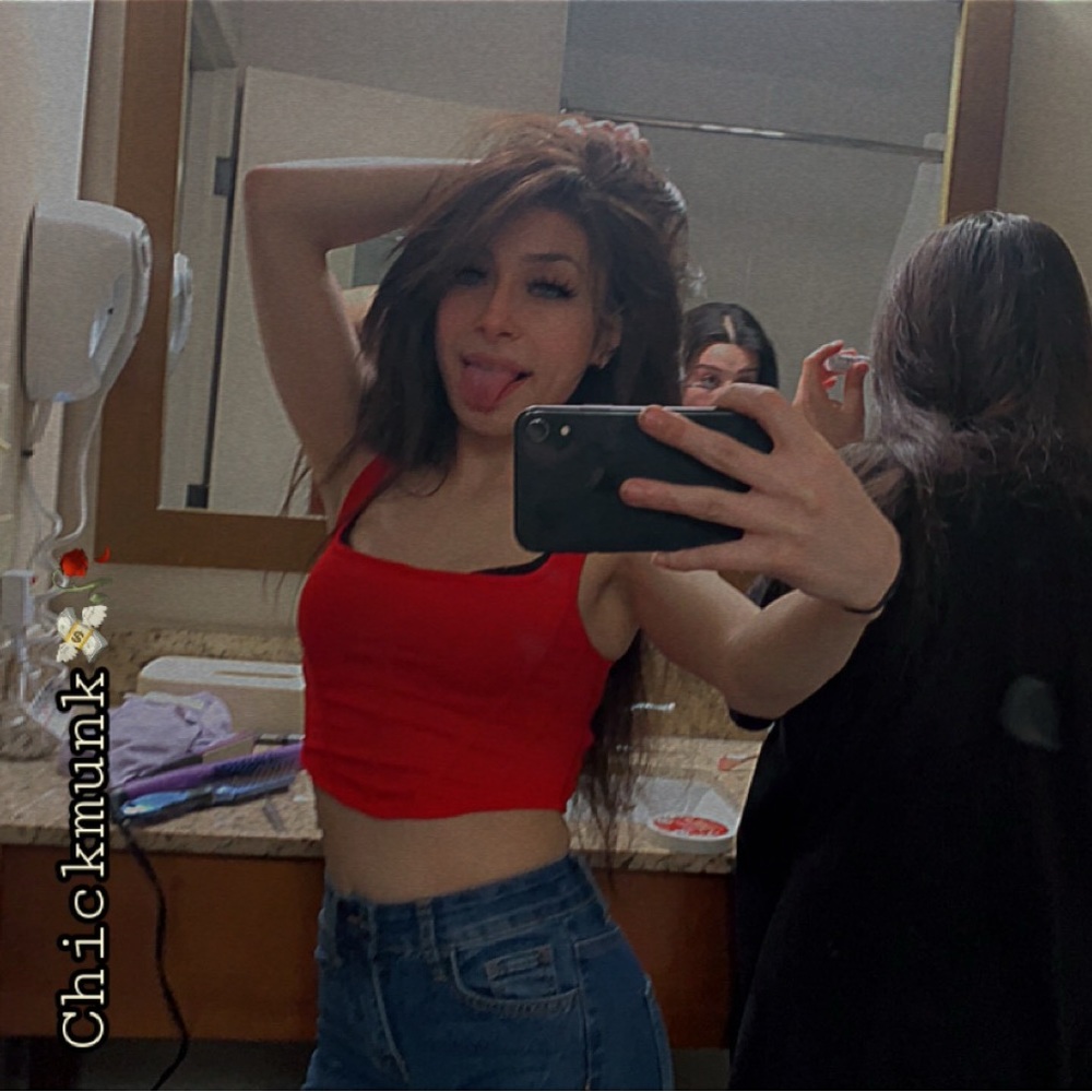 Red S/M CROP TOP SUZETTE COLLECTION